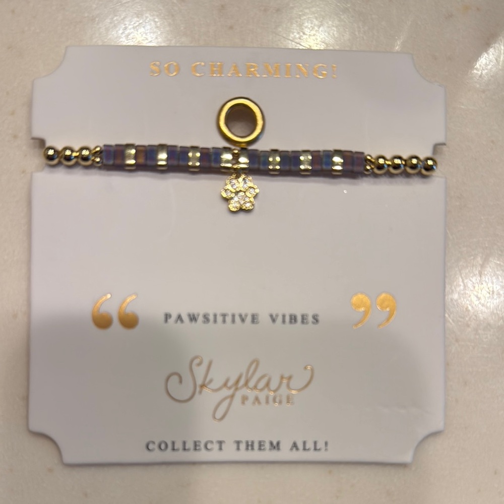 Skylar Paige So Charming bracelet “Pawsitive Vibes”